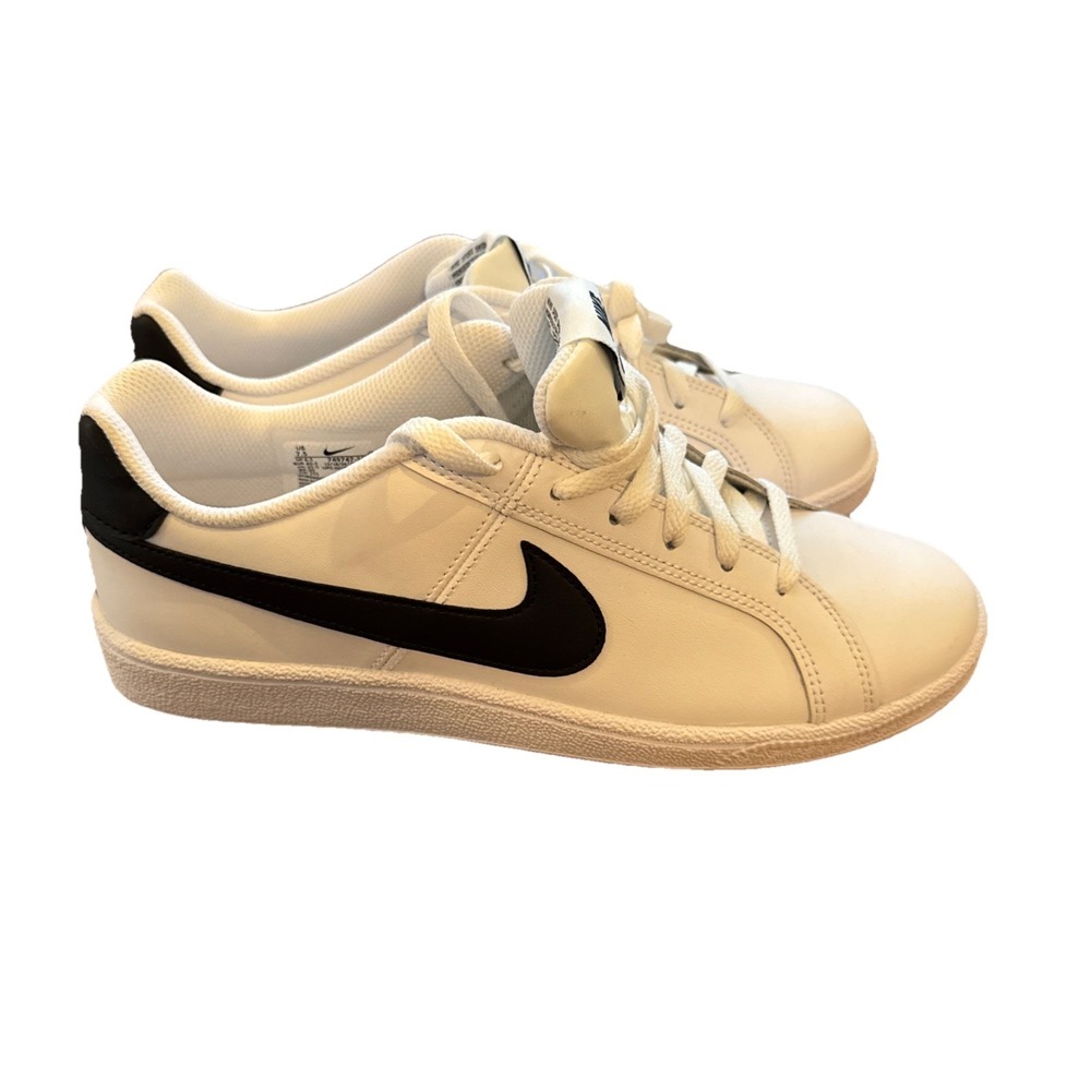 Nike Men's Court Royale Size 7.5 White Black Low Top Casual Tennis NWOB
